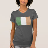  Ierse Vlag Vrouwen T-shirt (Voorkant)