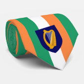 Ierse Vlag & Wapen, Republiek Ierland Stropdas (Opgerold)