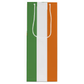 Ierse vlag wijn cadeautas (Voorkant)