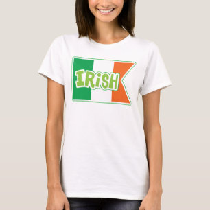 Ierse vlagbanner t-shirt