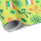 Ierse Vlaggen Cadeaupapier (Rol Hoek)