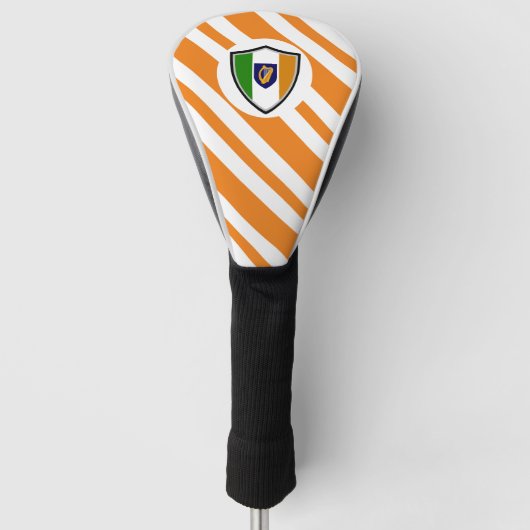Ierse vlaggen golfheadcover (Voorkant)
