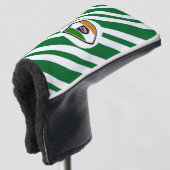 Ierse vlaggen golfheadcover (3/4 voorkant)