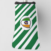 Ierse vlaggen golfheadcover (Draai 90)