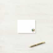 Ierse vlaggen-wapennota's post-it® notes (Op bureau)
