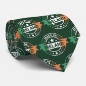 Ierse vlagkleuren gemaakt in Ierland St. Patrick Stropdas (Opgerold)