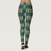 Ierse vlagkleuren in Text St. Patrick Leggings (Achterkant)