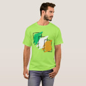 Ierse vlagontwerp t-shirt (Voorkant volledig)