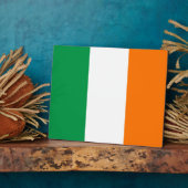 Ierse vlagplaque fotoplaat (Zijkant)