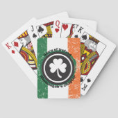 Ierse vlagspelkaarten pokerkaarten (Achterkant)