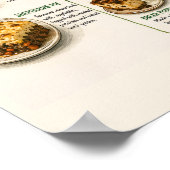 Ierse Voedselgids Traditionele Culinaire Illustrat Poster (Hoek)