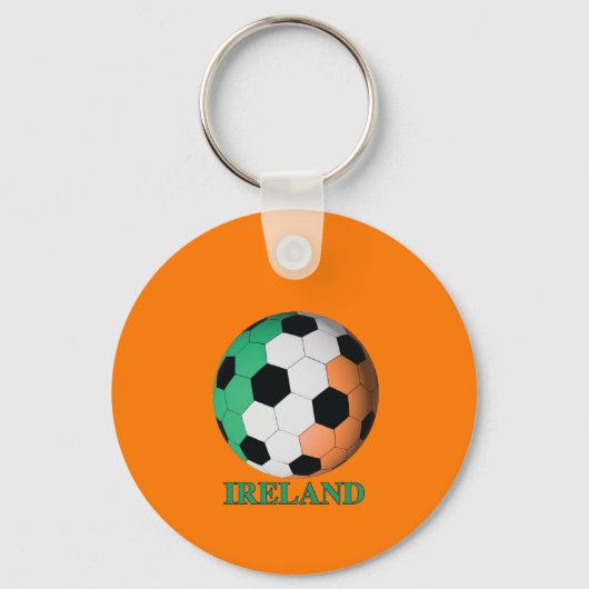 Ierse voetbal sleutelhanger (Voorkant)