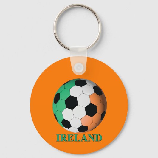 Ierse voetbal sleutelhanger (Voorkant)