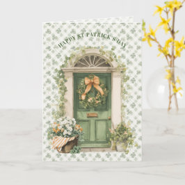 Ierse voordeur | Ierse zegen voor St. Patrick's Da Kaart