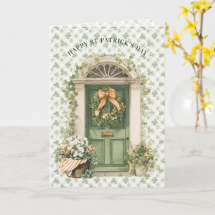 Ierse voordeur Ierse zegen voor St. Patrick's Da Kaart
