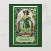  Ierse vrouwen St. Patrick's Day Green Briefkaart (Voorkant)