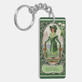  Ierse vrouwen St. Patrick's Day Sleutelhanger (Voorkant Links)