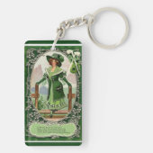  Ierse vrouwen St. Patrick's Day Sleutelhanger (achterkant)