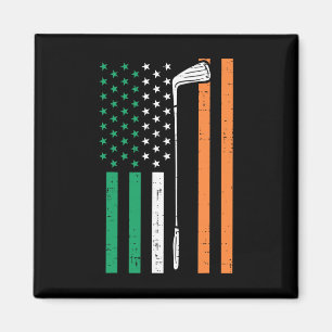 Ierse VS Vlag Golf Vintage St Patrick Golfen Patri Magneet