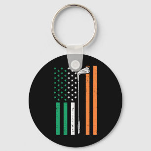Ierse VS Vlag Golf Vintage St Patrick Golfen Patri Sleutelhanger