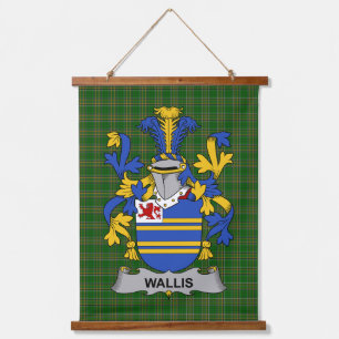 Ierse Wallis Wapen Familie Crest Hangend Wandkleed