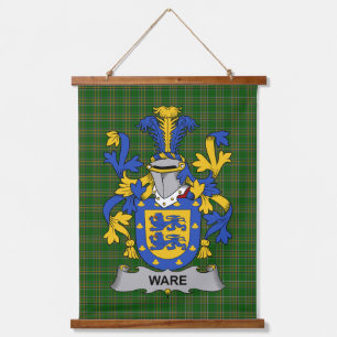 Ierse Wapenjas Familie Wapenschild Hangend Wandkleed