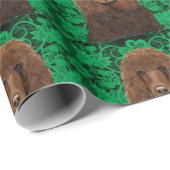 Ierse Water Spaniel Cadeaupapier (Rol Hoek)