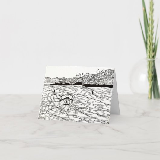 Ierse wateren bedankkaart (Voorkant)