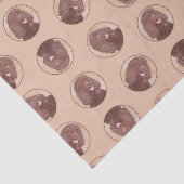 Ierse waterspaniël IWS schildert originele hondenk Tissuepapier (Detail)