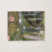 Ierse waterval in de gierstraat van Blarney Ierlan Legpuzzel (Horizontaal)