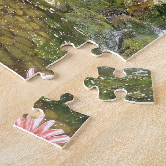 Ierse waterval in de gierstraat van Blarney Ierlan Legpuzzel (Zijkant)