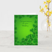 Ierse Wedding Felicitatiekaart Kaart (Gele Bloem)