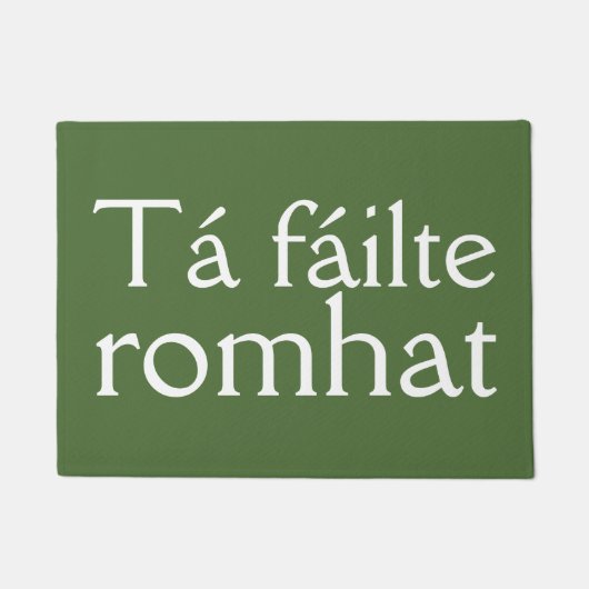 Ierse welkomstgroet deurmat (Voorkant)