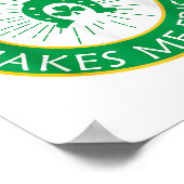 Ierse whisky maakt me frisjes _1 poster (Hoek)