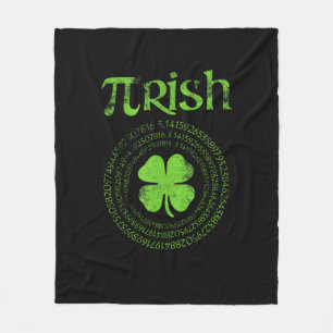 Ierse Wiskunde leraar  Shamrock St Patricks Da Fleece Deken