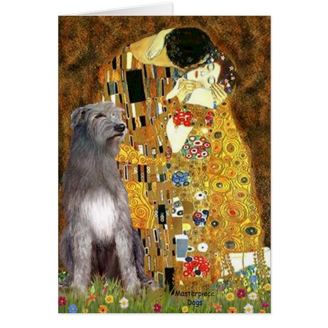 Ierse Woldhound 1 - De Kus (Voorkant)