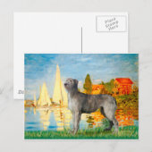 Ierse Wolfhound 2 - Zeilboten 2 Briefkaart (Voorkant / Achterkant)