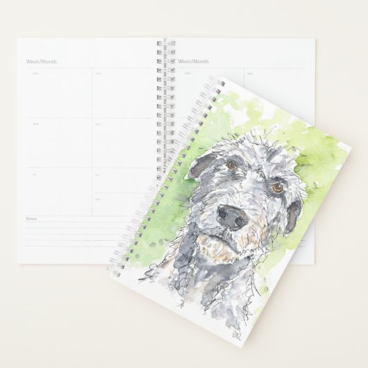 Ierse Wolfhound ontwerper. Planner (Display)