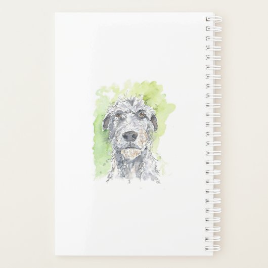 Ierse Wolfhound ontwerper. Planner (Achterkant)