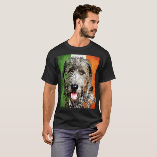 Ierse Wolfhound T-shirt (Voorkant volledig)