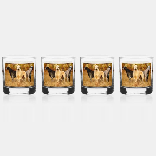 Ierse Wolfhounds & Cross Drinkware Set Whisky Glas (Achterkant)