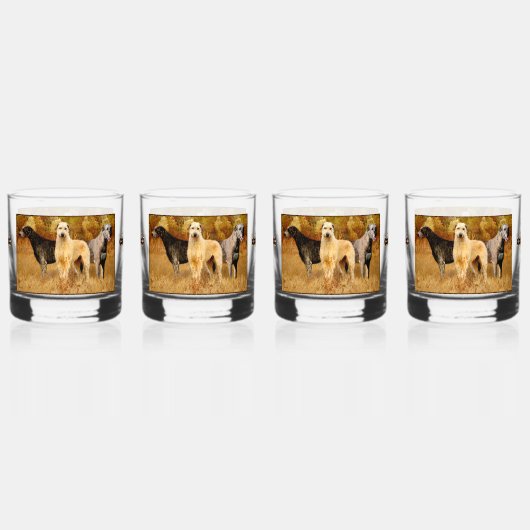 Ierse Wolfhounds & Cross Drinkware Set Whisky Glas (Voorkant)
