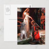 Ierse Wolfshond 1 - De Eerbetoon Briefkaart (Voorkant / Achterkant)