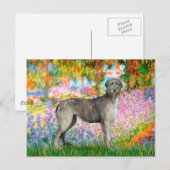 Ierse Wolfshond 3 - Tuin Briefkaart (Voorkant / Achterkant)