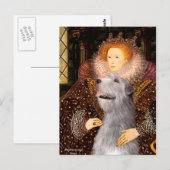 Ierse Wolfshond 6 - Koningin Briefkaart (Voorkant / Achterkant)