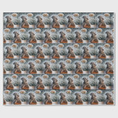 Ierse wolfshond droomt van Botten Cadeaupapier (Vlak)