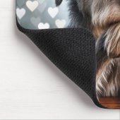 Ierse wolfshond droomt van Botten Muismat (Hoek)