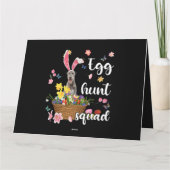 Ierse Wolfshond Gelukkige Pasen Kleurrijke Paas Kaart (Achterkant)