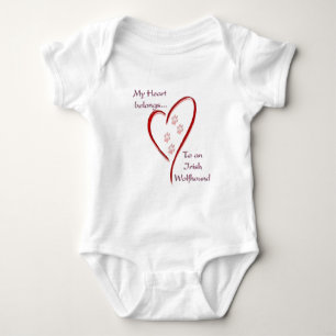 Ierse wolfshond hart behoort romper