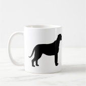 Ierse Wolfshond (in zwarte) Koffiemok (Links)